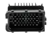 hccphpe24bka90f Delphi Automotive Connector Plug Through Hole 24 Way, Solder Termination HCCPHPE24BKA90F