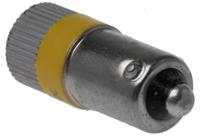 211-033 RS PRO Yellow LED Indicator Lamp, 24V dc, BA9s Base, 10mm Diameter, 120/110mcd