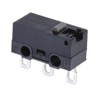 d2f-01-d3 Omron Pin Plunger Micro Switch, Solder Terminal, 100 mA @ 30 V dc, SPDT, IP40