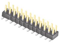 tsm-112-01-l-dv Samtec TSM Series Straight Surface Pin Header, 24 Contact(s), 2.54 mm Pitch, 2 Row, Unshrouded