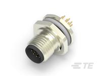 t4140012121-000 TE Connectivity Circular Connector, 12 Contacts, Rear, M12 Connector, Plug, Male, IP67, M12 Series