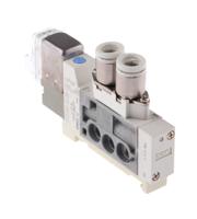 sy3160-5lou-c6-q SMC 5/2 Pneumatic Solenoid Valve - Solenoid/Pilot SY3000 Series 24V dc