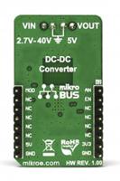 mikroe-2963 MikroElektronika Buck-Boost 2 Click DC-DC Controller for LTC3115-2 for Lead-Acid Battery Cells, Firewire Connectors,