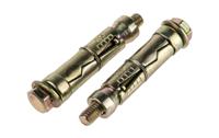 908-6895 RS PRO Carbon Steel Shield Anchor Loose Bolt M6 x 45mm, 12mm Fixing Hole