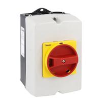 gaz040 Lovato 3P Pole Switch Disconnector - 40A Maximum Current, 22kW Power Rating, IP65