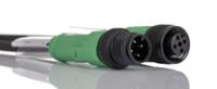 1442861 Phoenix Contact Male 4 way M12 to Female 4 way M12 Sensor Actuator Cable, 3 m