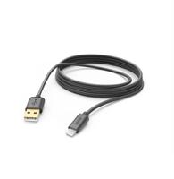 00201582 Hama USB 2.0, Male Lightning to Male USB A, 480Mbps, 3m