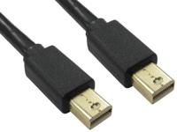 192-4520 RS PRO Male Mini DisplayPort to Male Mini DisplayPort, PVC  Cable, 4K, 2m