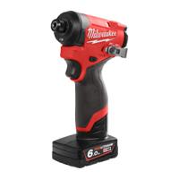 m12fid2-602x Milwaukee M12FID2-602X - 12V Impact Driver with 2 x 6Ah Batteries