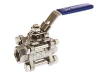 764-4234 RS PRO Stainless Steel Full Bore, 2 Way, Ball Valve, Threaded, BSPP 1/2in