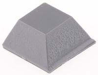 sj5018g 3M Tapered Square PUR Self Adhesive Feet, 12.7mm diameter 12.7mm width x 12.7mm length x 5.8mm height