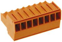 1597420000 Weidmuller, 3.5mm Pitch, BL, 8 Way, Pluggable Terminal Block, Plug, Cable Mount, Screw Down Termination,