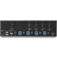 sv431dhd4ku StarTech.com 4 Port Dual Monitor USB HDMI KVM Switch, 3.5 mm Stereo 3840 x 2160 Maximum Resolution
