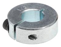 145-681 RS PRO Shaft Collar, One Piece, Clamp Screw, Bore 0.5in, OD 1.125in, W 0.406in, Steel