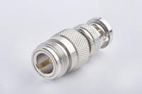 170-7019 RS PRO Straight 75Ω Coaxial Adapter BNC Plug to N Socket 6GHz