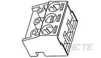 282830-3 TE Connectivity Buchanan Series PCB Terminal Block, 3-Contact, 5mm Pitch, Board Mount, 1-Row, Push In Termination