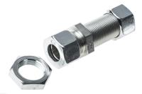 sv15lcf Parker Hydraulic Bulkhead Compression Tube Fitting M22 x 1.5 Made From Chromium Free Zinc Plated Steel