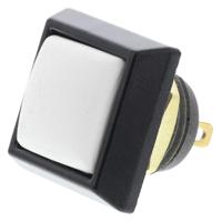59-214 ITW Switches 59 Series Miniature Push Button Switch, Momentary, Panel Mount, 13.65mm Cutout, SPST, Clear LED, 125V ac,