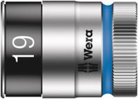 05003739001 Wera 1/2 in Drive 19mm Standard Socket, 6 point, 37 mm Overall Length