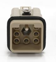 208-4608 RS PRO Heavy Duty Power Connector Insert, 10A, Male, 7 Contacts