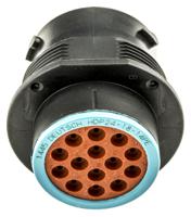 hdp24-18-14pe Deutsch Circular Connector, 14 Contacts, Cable, 1.59 mm Connector, Socket, Male, IP67, HD20 Series