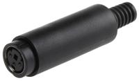 463-401 RS PRO 3 Pole Miniature Din Socket, 1A, 50 V ac/dc, Female, Cable Mount