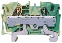 2006-1207 WAGO  TOPJOB S, 2006 Series Green/Yellow, 6mm², Single-Level, Push-In Cage Clamp Termination, ATEX, IECEx