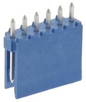 281695-6 TE Connectivity AMPMODU HE14 Series Straight Through Hole PCB Header, 6 Contact(s), 2.54 mm Pitch, 1 Row, Shrouded