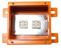 232-0525 RS PRO Orange Steel Junction Box, IP65, 150 x 150 x 100mm
