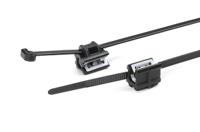 156-01546 HellermannTyton Cable Tie, 145mm x 3.4 mm, Black Nylon, Pk-500