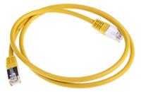 411-520 RS PRO, 1m Cat6, Yellow RJ45 to Male RJ45 Male, S/FTP Shielded, Terminated PVC Sheath