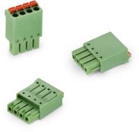 691304100004 Wurth Elektronik, 3.5mm Pitch, WR-TBL, 4 Way, Vertical, Pluggable Terminal Block, Plug, Cable Mount, Solder