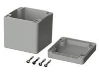 03225000 Bopla Euromas Series Light Grey ABS Enclosure, IP66, Light Grey Lid, 82 x 80 x 85mm