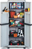 417-6252 RS PRO 2 Door PP Floor Standing Storage Cabinet, 1818 x 700 x 438mm