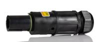 nldft-2-bk-l-s120-m40a ITT Cannon, Veam Powerlock Black Cable Mount Industrial Power Socket, Rated At 400A, 1.0 kV