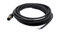 rnd-205-01217 RND Male 4 way M12 to Free Cable End Connector Cable, 5 m
