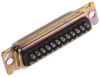 053513-0023 ITT Cannon D*M 25 Way Panel Mount D-sub Connector Socket, 2.8mm Pitch