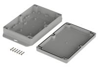 07821145-xt-211405-wl-7035 Bopla Euromas X Series Light Grey ABS Enclosure, IP66, IP68, IK07, Flanged, Light Grey Lid, 209.7 x 139.8 x 45.1mm