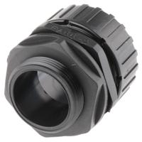 pf34m32abl Adaptaflex Straight, Conduit Fitting, 32mm Nominal Size, M32, Nylon 66, Black IP67 rating