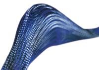 170-42500-hegpa6625-pa66-bk HellermannTyton Expandable Braided Polyamide Black Cable Sleeve, 25mm Diameter, 50m Length, Helagaine HEGPA66 Series