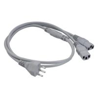 558-954 RS PRO Right Angle IEC C13 Socket to Straight Power Cord, 1m