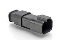 at04-4p-sr01blk Amphenol Industrial, AT Automotive Connector Socket Black Cable Mount 4 Way, Crimp Termination AT04-4P-SR01BLK