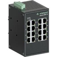 8304013340 Wieland WIENET LMS 8G-2SFP-W, Unmanaged 16 Port Network Switch