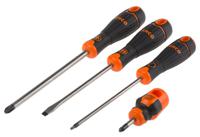 b219010 Bahco B219.010 Phillips; Pozidriv; Slotted; Square Screwdriver Set, 10-Piece