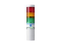 wio-b1r-ryg Patlite WIO-B1R Series Amber, Green, Red Signal Tower for Use with LR6, 24 V dc, LED Bulb, DC, IP65