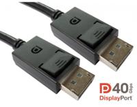 286-3298 RS PRO Male DisplayPort to Male DisplayPort, PVC  Cable, 4K, 0.5m