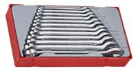 tt1236 Teng Tools 12-Piece Combination Spanner Set, 8 → 19 mm, Chrome Vanadium