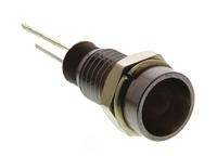 dx1116rd Bulgin Red Panel Mount Indicator, 2V, 6.1mm Mounting Hole Size, Lead Wires Termination