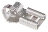 42232-3 TE Connectivity FASTON .250 Uninsulated Female Spade Connector, Flag Terminal, 6.35 x 0.81mm Tab Size, 0.8mm² to 3mm²