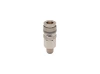 325-531 RS PRO Brass, Steel Female Pneumatic Quick Connect Coupling, BSPT 1/4 in Male Threaded